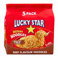 Lucky star noodles 5pack Beef