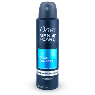 Dove Male Aero Clean Comf. Deo 150ml